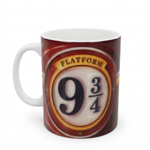 Taza Harry Potter Edición Platform 9 ¾ & HP Logo