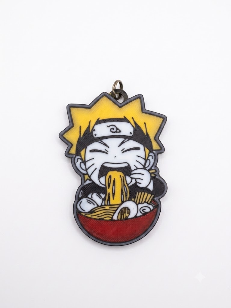 Llavero de Anime Naruto estilo Chibi 3D
