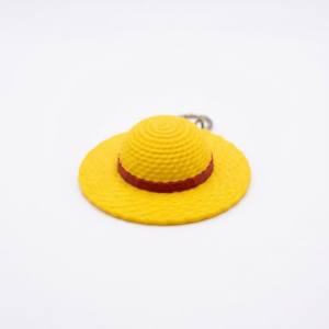 Llavero de Anime One Piece Sombrero Luffy 3D