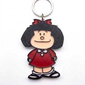 Llavero Mafalda Impresión 3D Coleccionable