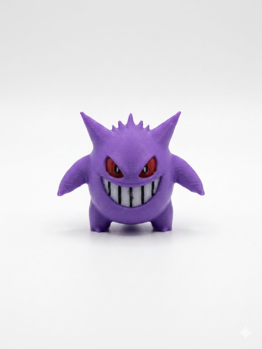Figura Anime Pokémon Gengar Impresión 3D