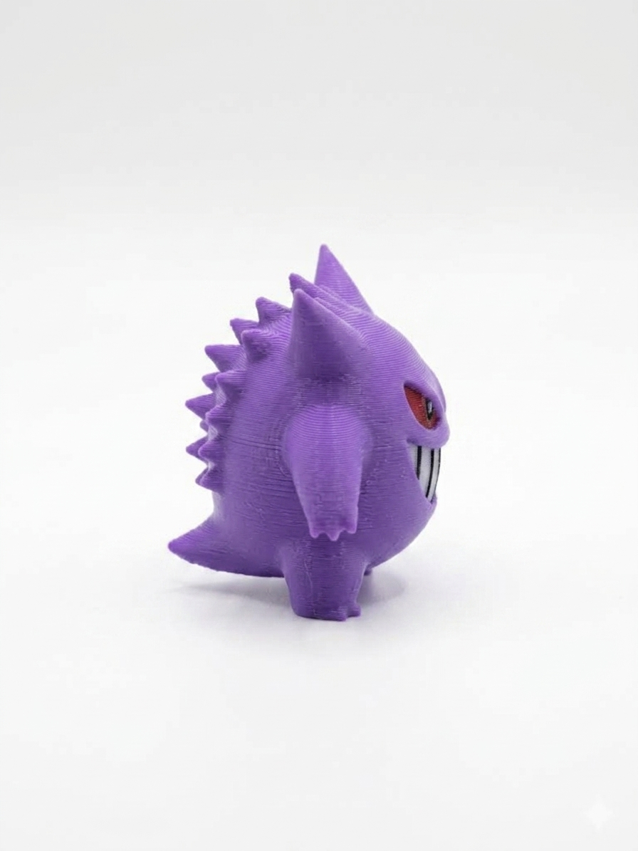 Figura Anime Pokémon Gengar Impresión 3D - Imagen 3